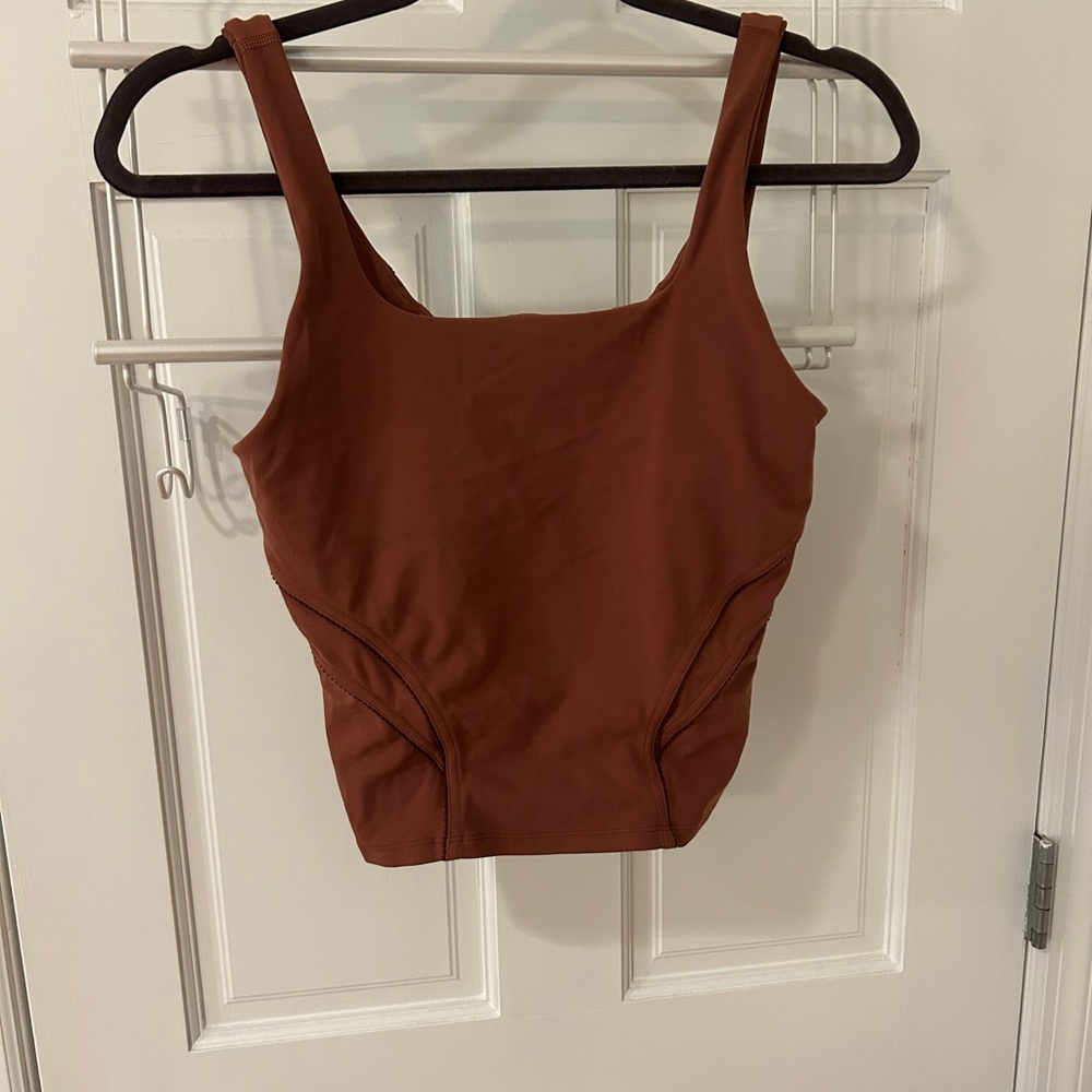 lululemon athletica Brown Tank Top